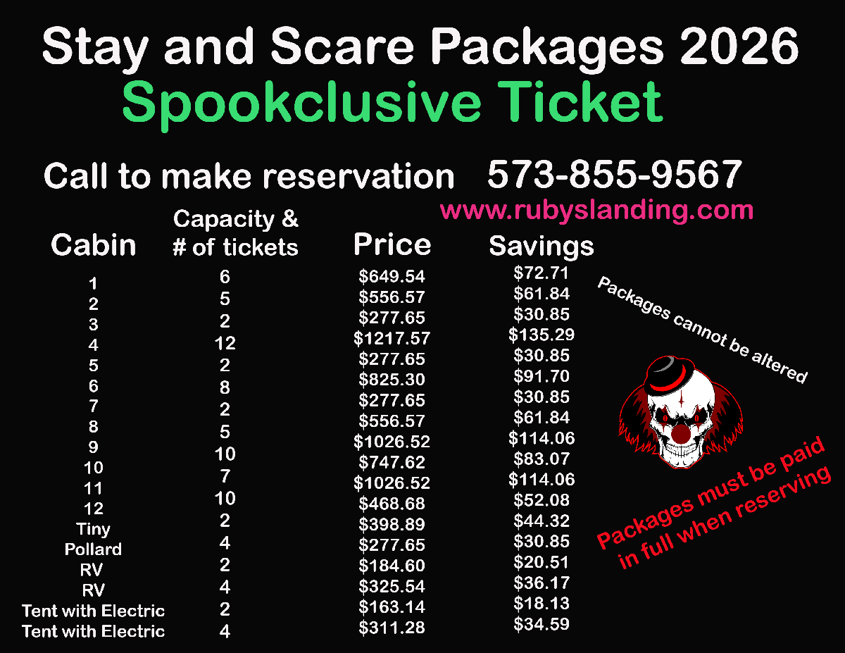Spookclusive Scare Pricing