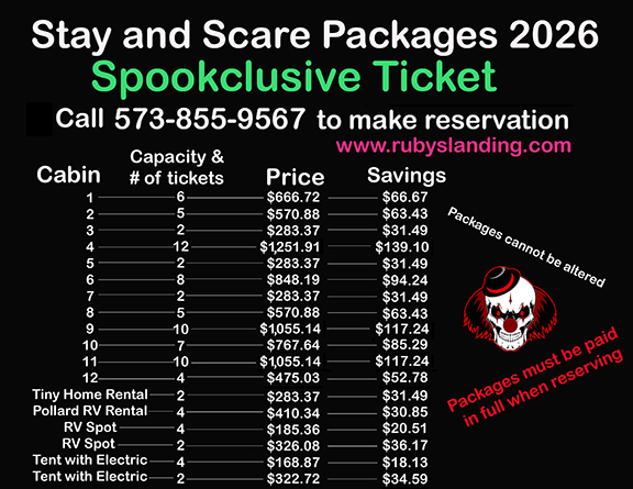 Spookclusive Scare Pricing